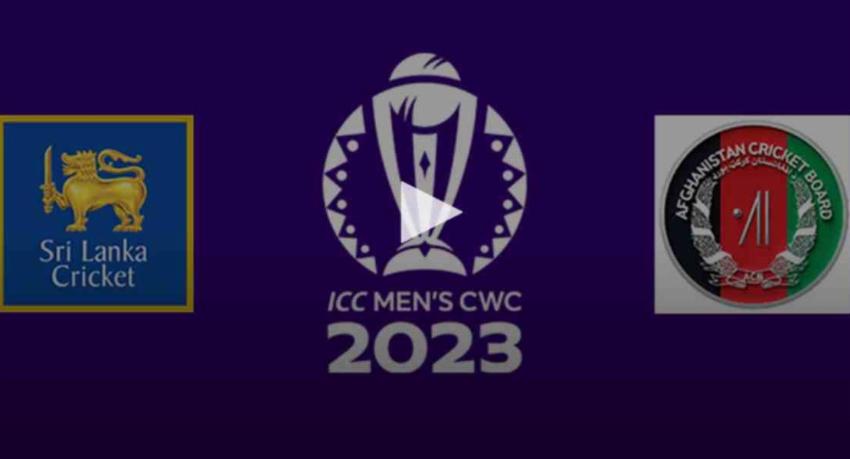 Watch Live: Sri Lanka vs Afghanistan Warm-up – ICC world Cup 2023